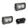 Luces auxiliares LED negras S2 Pro Blancas